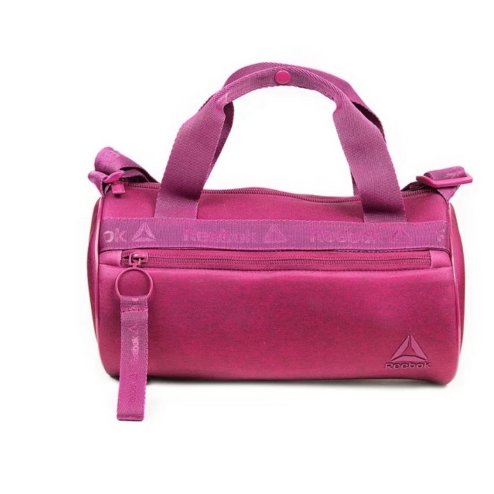 Reebok Women's “Heather Purple” Victoria Barrel Duffle Crossbody Handbag